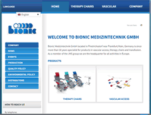 Tablet Screenshot of bionic-jms.com